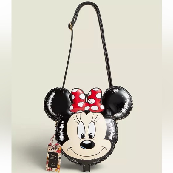Loungefly Disney Minnie Mouse Parade Balloon Convertible Mini Backpack&Crossbody - Picture 4 of 9